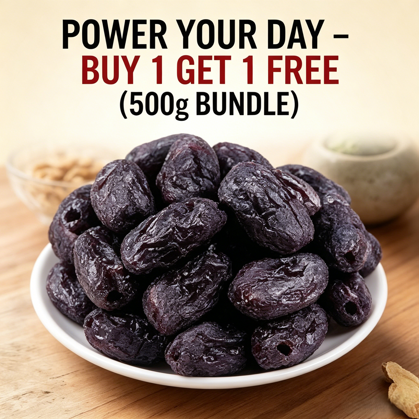 🐵Say goodbye to high-calorie guilt! 🥝Satisfy your cravings with ourfiber-rich Steamed dates-B01