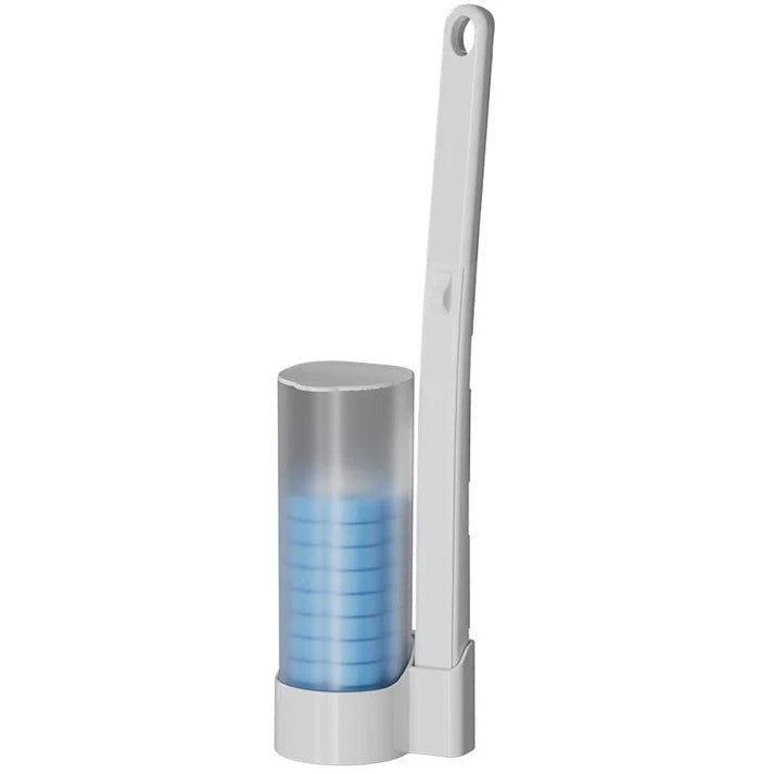 🏆Flash Sale⚡ 50K+ SOLD! 🏆Disposable Toilet Brush with Wall-Mounted Holder - Bathroom Cleaning Kit-#YUN7