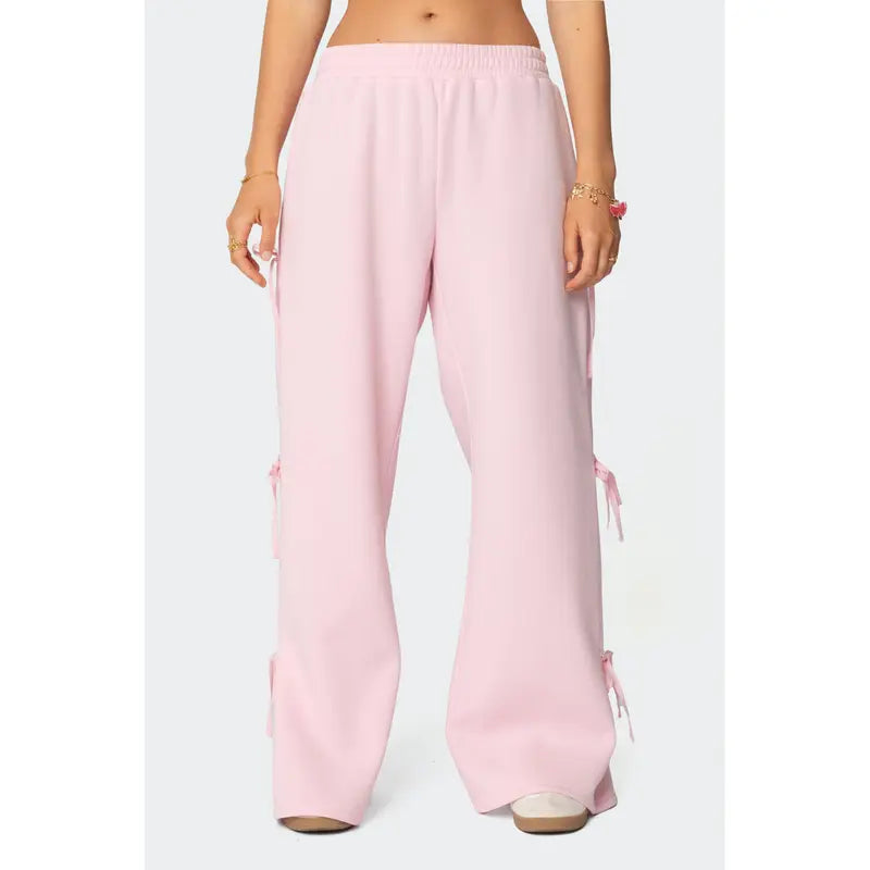 🏆Flash Sale 🏆Claudette Baggy Ribbon Sweatpants-A11