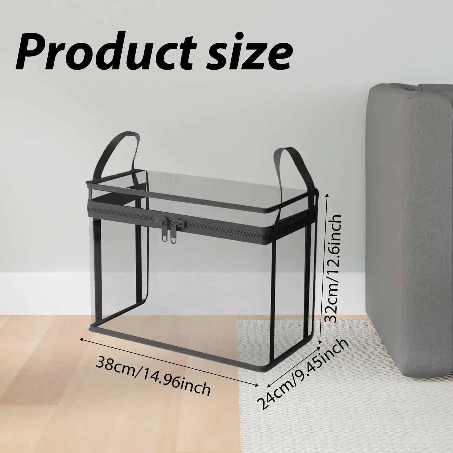 ⚡Crazy-Sale⚡Limited-Time Offer⚡Large Clear Thick Plastic Storage Box with Hinged Lid-886