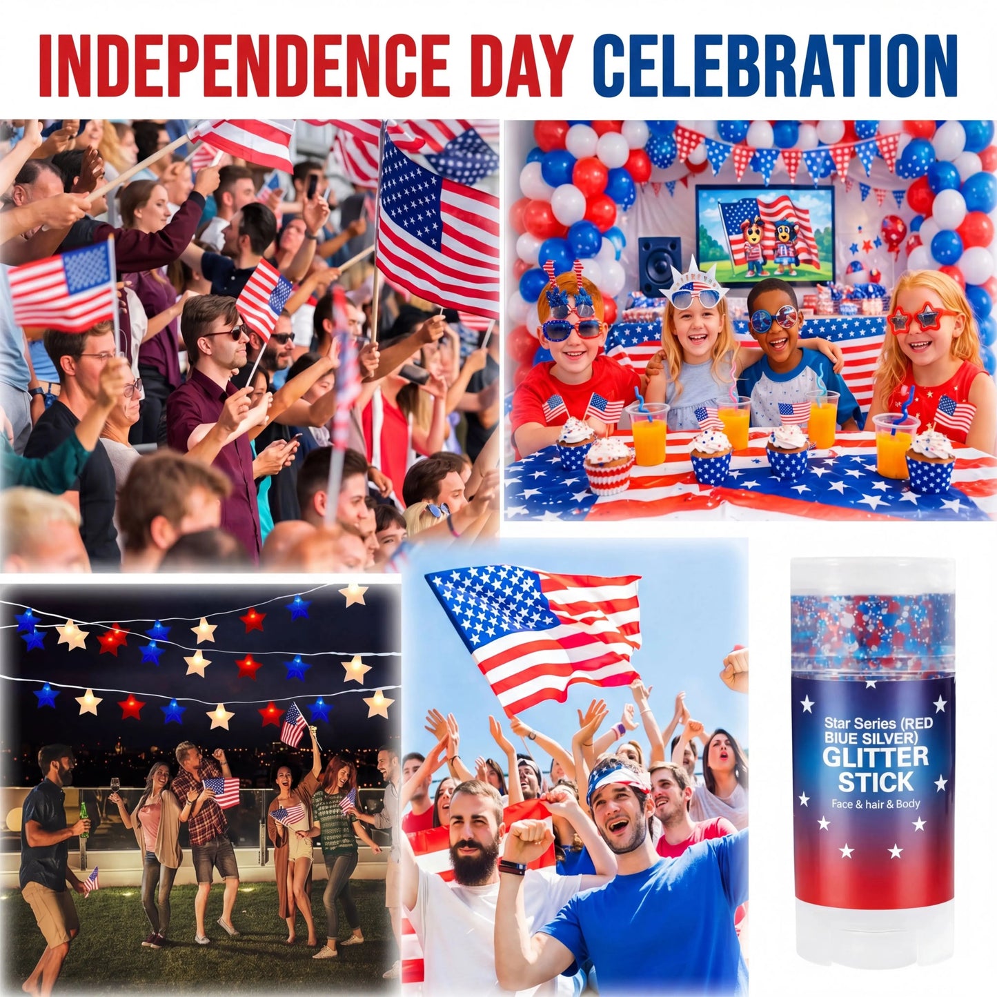 ⚡Crazy-Sale⚡Limited-Time Offer⚡4th of July Glitter Stick-A11