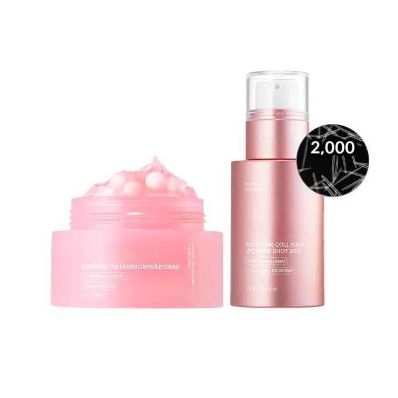 🏆Flash Sale⚡ Newly Upgraded! 🏆Salmon Glass Glow Set | Exosome Collagen Cream-HZ