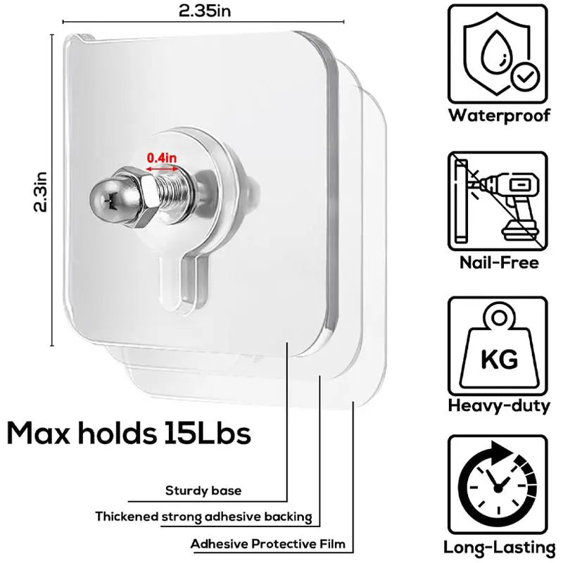 ⚡Flash-Sale⚡100k-sold⚡BUY 10 GET 10 FREE 20PCS Adhesive Frame Hooks Wall Mount-A11