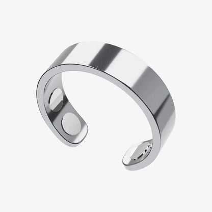 Magnetic Ring   – Elegant Stainless   Steel Ring – Magnet   Rings -A11
