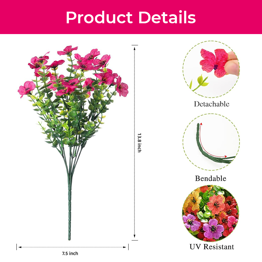 🔥Last Day 50% OFF🔥Realistic UV-Resistant Outdoor Flowers – Zero Maintenance -ZDQ8