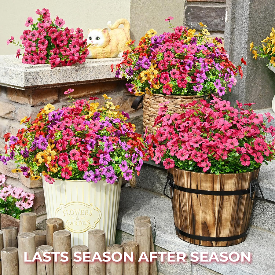 🔥Last Day 50% OFF🔥Realistic UV-Resistant Outdoor Flowers – Zero Maintenance -ZDQ8
