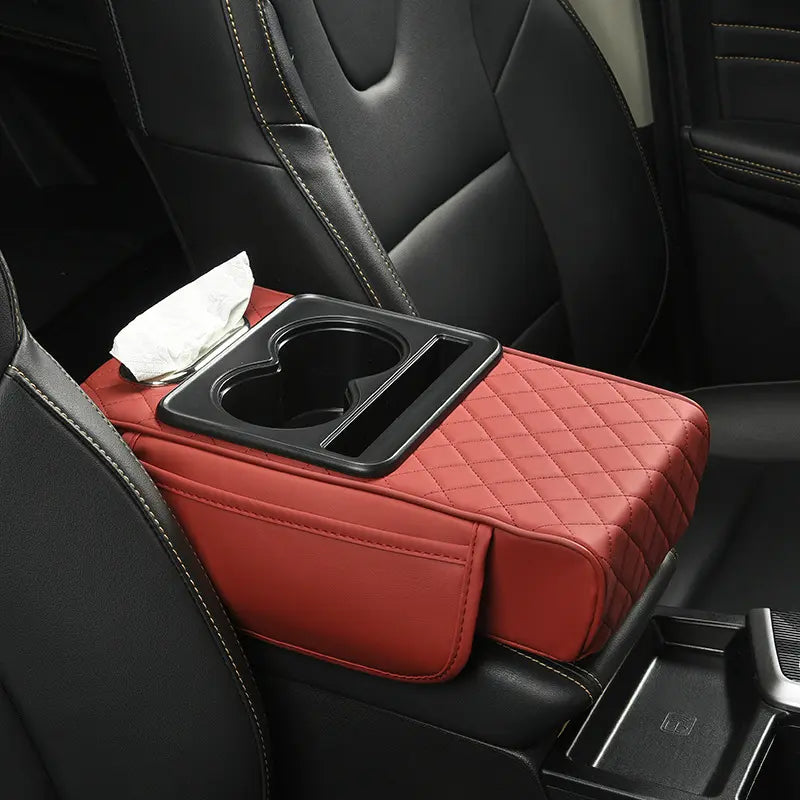 🏆Flash Sale⚡ 50K+ SOLD! 🏆Multifunctional Car Armrest Organizer – 4-in-1 Pad, Storage Bag & Console Tray-#YUN7