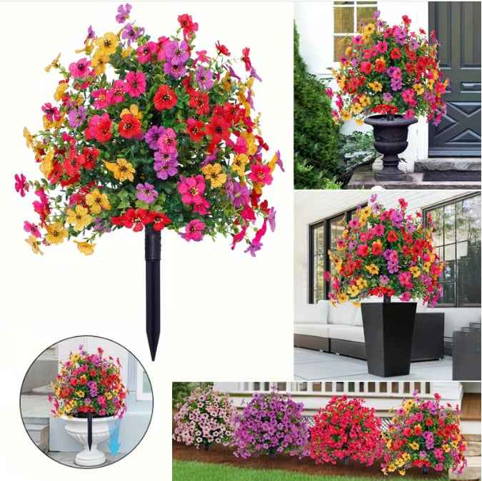 Last Day Promotion! 🔥Outdoor/Indoor UV Resistant & Waterproof Artificial Flower Decor ✅-102