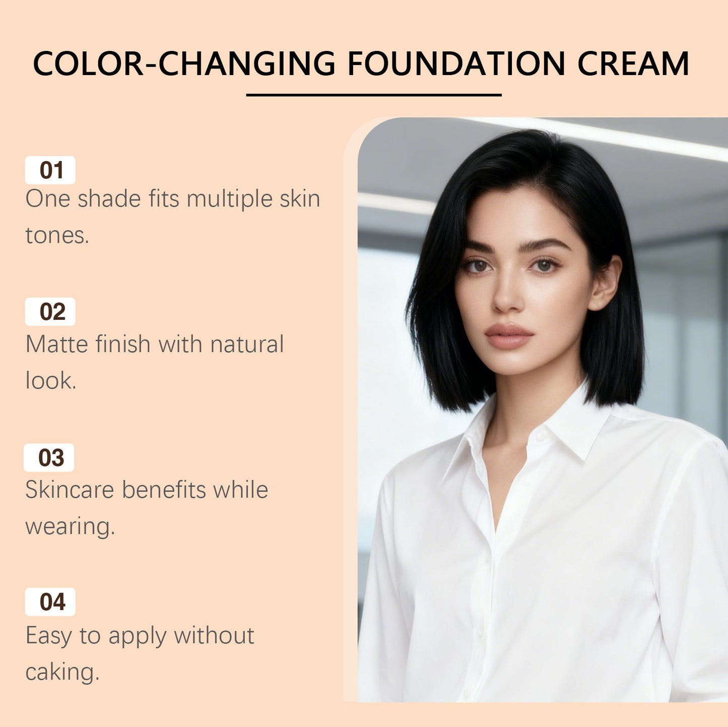 🏆Flash Sale⚡ 50K+ SOLD! 🏆Color Changing Foundation-ZDQ8