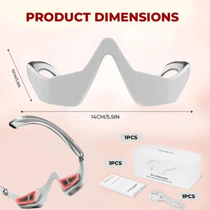 ⏰️Flash Sale⏰️Limited-Time Offer⏰️Under Eyes Red Light Therapy Eyelift Massager Glasses-886