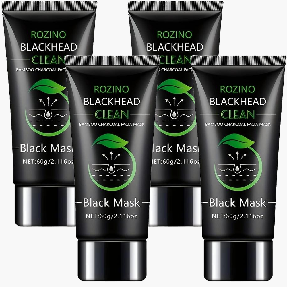 🏆Flash-Sale⏰180K+ SOLD! 💥Rozino Bamboo Charcoal Blackhead Peel-Off Mask with Glycerin & Witch Hazel Extract for Deep Cleansing Pore Shrinking Gentle Moisturizing-#YEP8