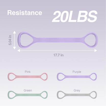 Figure 8 Resistance Bands – Silicone Exercise Bands for Women-886