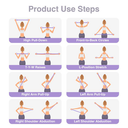 Figure 8 Resistance Bands – Silicone Exercise Bands for Women-886