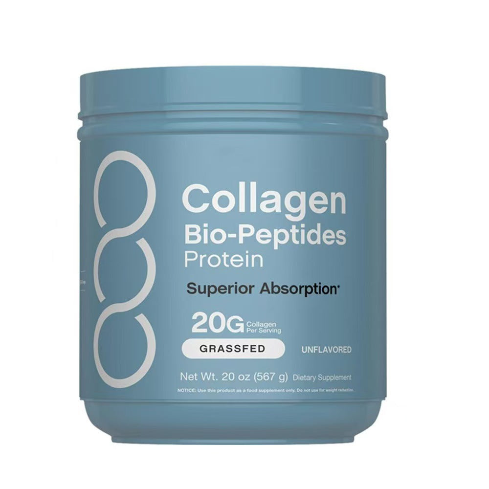 🏆Flash Sale⚡ 50K+ SOLD! 🏆Collagen Bio-Peptides Powder 20oz - Grassfed Protein Supplement - Advanced with 18 Essential Amino Acids-#YUN7