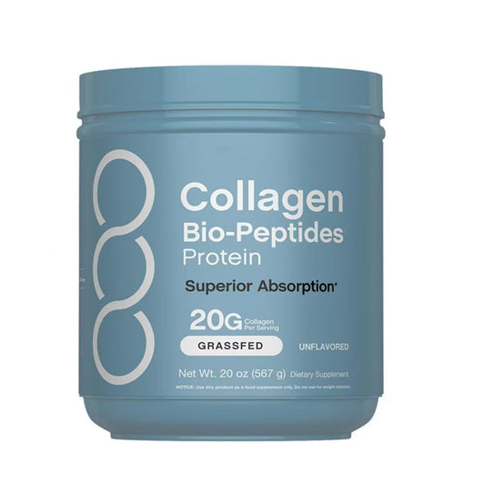 🏆Flash Sale⚡ 50K+ SOLD! 🏆Collagen Bio-Peptides Powder 20oz - Grassfed Protein Supplement - Advanced with 18 Essential Amino Acids-#YUN7