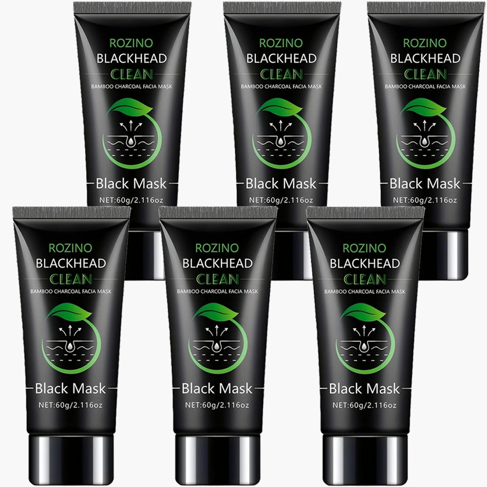 🏆Flash-Sale⏰180K+ SOLD! 💥Rozino Bamboo Charcoal Blackhead Peel-Off Mask with Glycerin & Witch Hazel Extract for Deep Cleansing Pore Shrinking Gentle Moisturizing-#YEP8