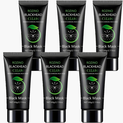 🏆Flash-Sale⏰180K+ SOLD! 💥Rozino Bamboo Charcoal Blackhead Peel-Off Mask with Glycerin & Witch Hazel Extract for Deep Cleansing Pore Shrinking Gentle Moisturizing-#YEP8