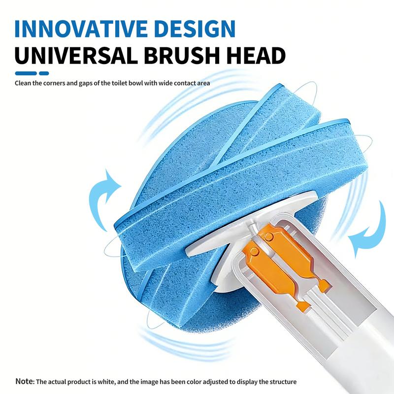 🏆Flash Sale⚡ 50K+ SOLD!💥🏆SOPAMI Toilet Scrubber Kit with Self-Cleaning Disposable Pads -A11