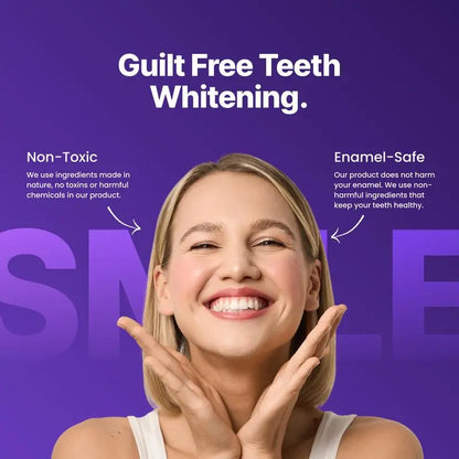 ⚡Flash-Sale⚡100k-sold⚡DRDENT Purple Teeth Whitening Strips - Safe for Enamel - ZDQ8