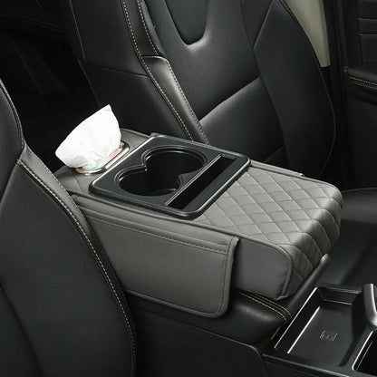 🏆Flash Sale⚡ 50K+ SOLD! 🏆Multifunctional Car Armrest Organizer – 4-in-1 Pad, Storage Bag & Console Tray-#YUN7