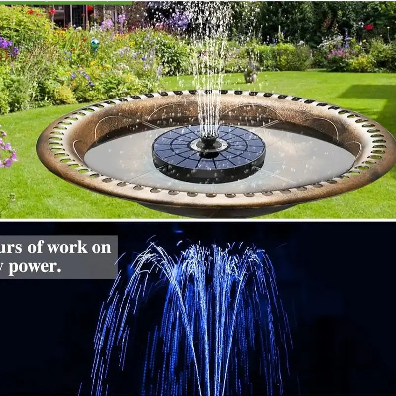 ⚡Crazy-Sale⚡60k-Sold⚡Solar Fountain, Solar Powered Bird Bath Fountain Pump-A01