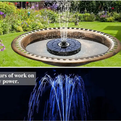 ⚡Crazy-Sale⚡60k-Sold⚡Solar Fountain, Solar Powered Bird Bath Fountain Pump-A01