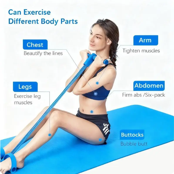 ⚡Flash-Sale⚡100k-sold⚡Multi-functional Pedal Resistance Band Trainer – Portable Foot Pedal Fitness Equipment for Home Gym Full Body Workout, Abdominal Training, Sit-ups, Yoga，Rehabilitation training-INT