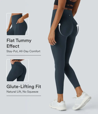 ⚡Flash-Sale⚡100k-sold⚡High Waist Scrunch Butt Lift Leggings Tummy Control Pockets-#YUN7