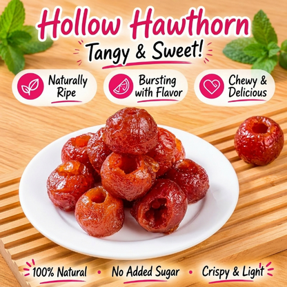 🐡Say goodbye to high-calorie guilt! 🥥🥥 Satisfy your cravings with our hollow dried hawthorn berries-K3