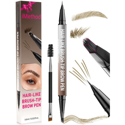 ⚡Flash-Sale⚡100k-sold⚡Dual-Ended Eyeliner🎉2-in-1 Eyebrow Pencil with Waterproof Microblading-A01