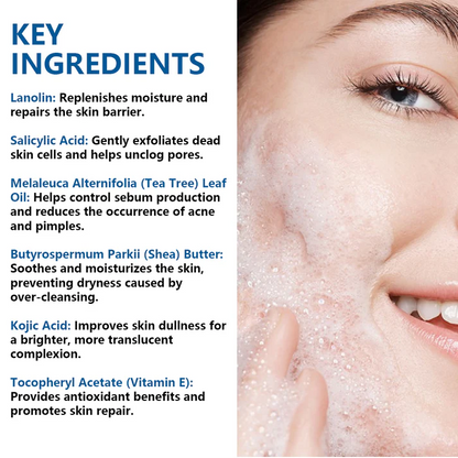 SimpleSigil Lanolin & Salicylic Acid Pore-Tightening Soap-ALB