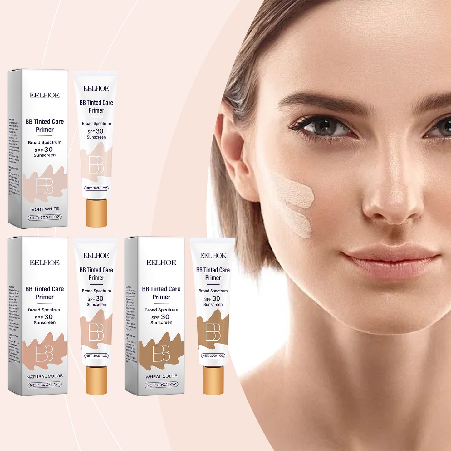 🏆Flash Sale⚡ 50K+ SOLD! 🏆Protective BB Cream – Covers Imperfections, Hydrates & Protects for Natural No-Makeup-#YUN7