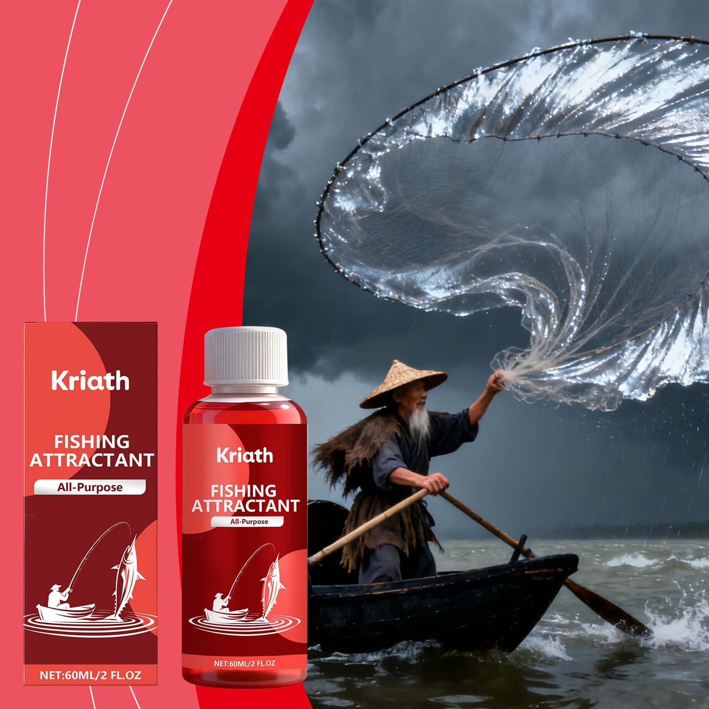 ⚡Flash-Sale⚡100k-sold⚡Fish Attractant Concentrated Red Worm Liquid Bait-HZ