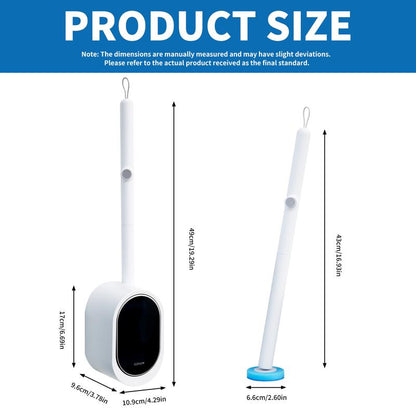 🎊BIG DEAL 50% OFF🎉Toilet Scrubber Kit with Self-Cleaning Disposable Pads – No Pre-Rinse, No Mess, No Odor-ABB8