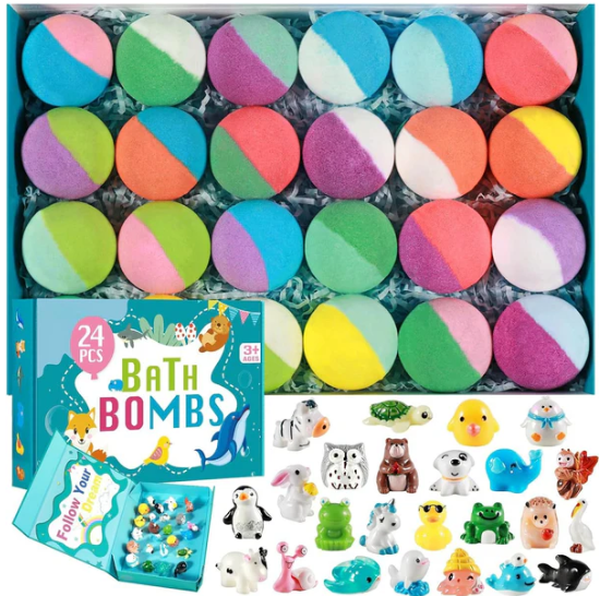 ⚡Flash-Sale⚡100k-sold⚡🛁Bath Bombs for Kids with Surprise Inside🥚✨-A01