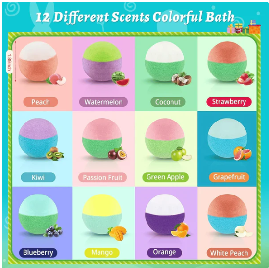 ⚡Flash-Sale⚡100k-sold⚡🛁Bath Bombs for Kids with Surprise Inside🥚✨-A01