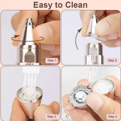 ⚡Crazy-Sale⚡Limited-Time Offer💟2-in-1 Rose Gold Eyebrow & Facial Hair Remover Painless🏆USB Rechargeable-102