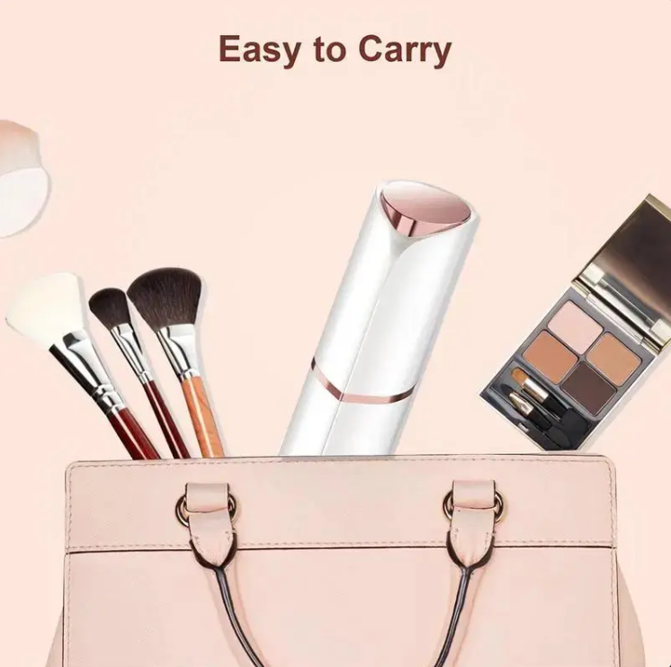 ⚡Crazy-Sale⚡Limited-Time Offer💟2-in-1 Rose Gold Eyebrow & Facial Hair Remover Painless🏆USB Rechargeable-102