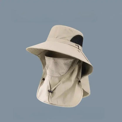 ⚡Crazy-Sale⚡60k-Sold⚡Spring/Summer Fisherman's Hat Detachable Outdoor Fishing Face Covering Neck Protection Sun Hat-A11