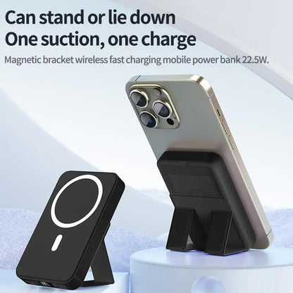 🏆Flash Sale⚡ Newly Upgraded! 🏆10000mAh Magnetic Power Bank Foldable Stand LED Display-HZ