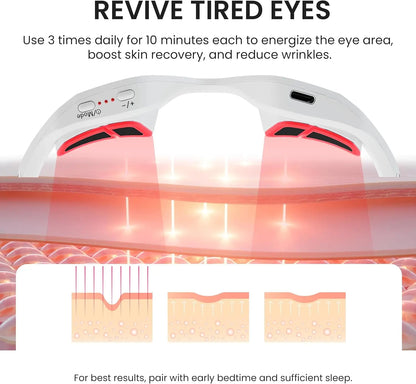 ⏰️Flash Sale⏰️Limited-Time Offer⏰️Under Eyes Red Light Therapy Eyelift Massager Glasses-886