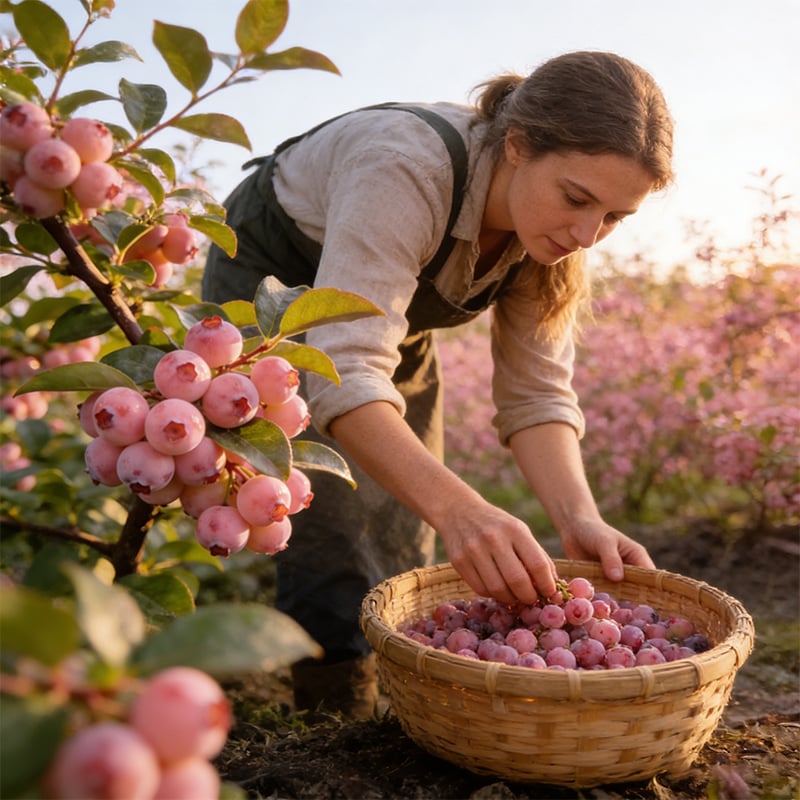 ⚡Crazy-Sale⚡100k-Sold⚡💟Premium Pink Blueberry Seeds-886
