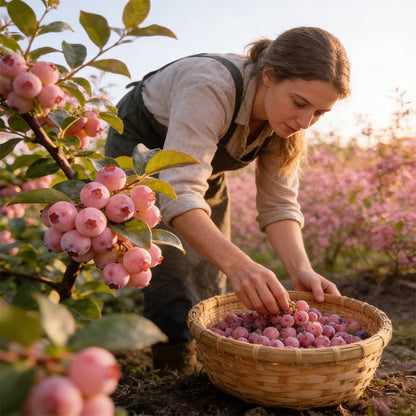 ⚡Crazy-Sale⚡100k-Sold⚡💟Premium Pink Blueberry Seeds-886