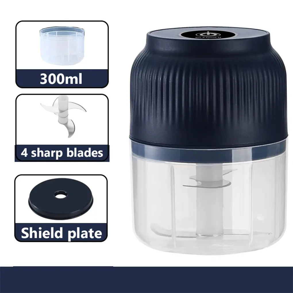 ⚡Crazy-Sale⚡Limited-Time Offer🔌 USB Rechargeable，300ML Electric Mini Chopper 🔥-102