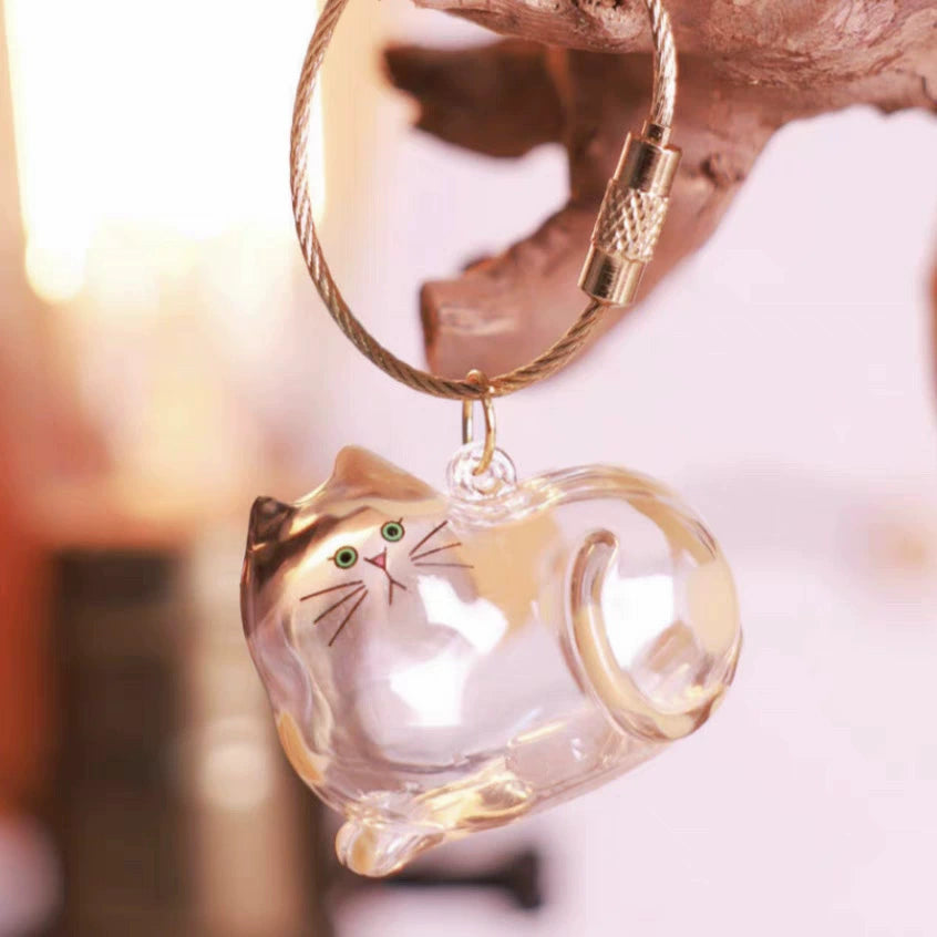🏆Flash Sale⚡ 50K+ SOLD! 🏆Cat Fur Collection Capsule Collector Keychain Which Canbe Used as a Keychain or a Pendant and Carriedaround with You-#YUN7