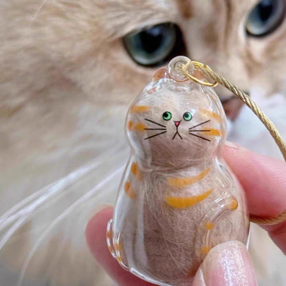 🏆Flash Sale⚡ 50K+ SOLD! 🏆Cat Fur Collection Capsule Collector Keychain Which Canbe Used as a Keychain or a Pendant and Carriedaround with You-#YUN7