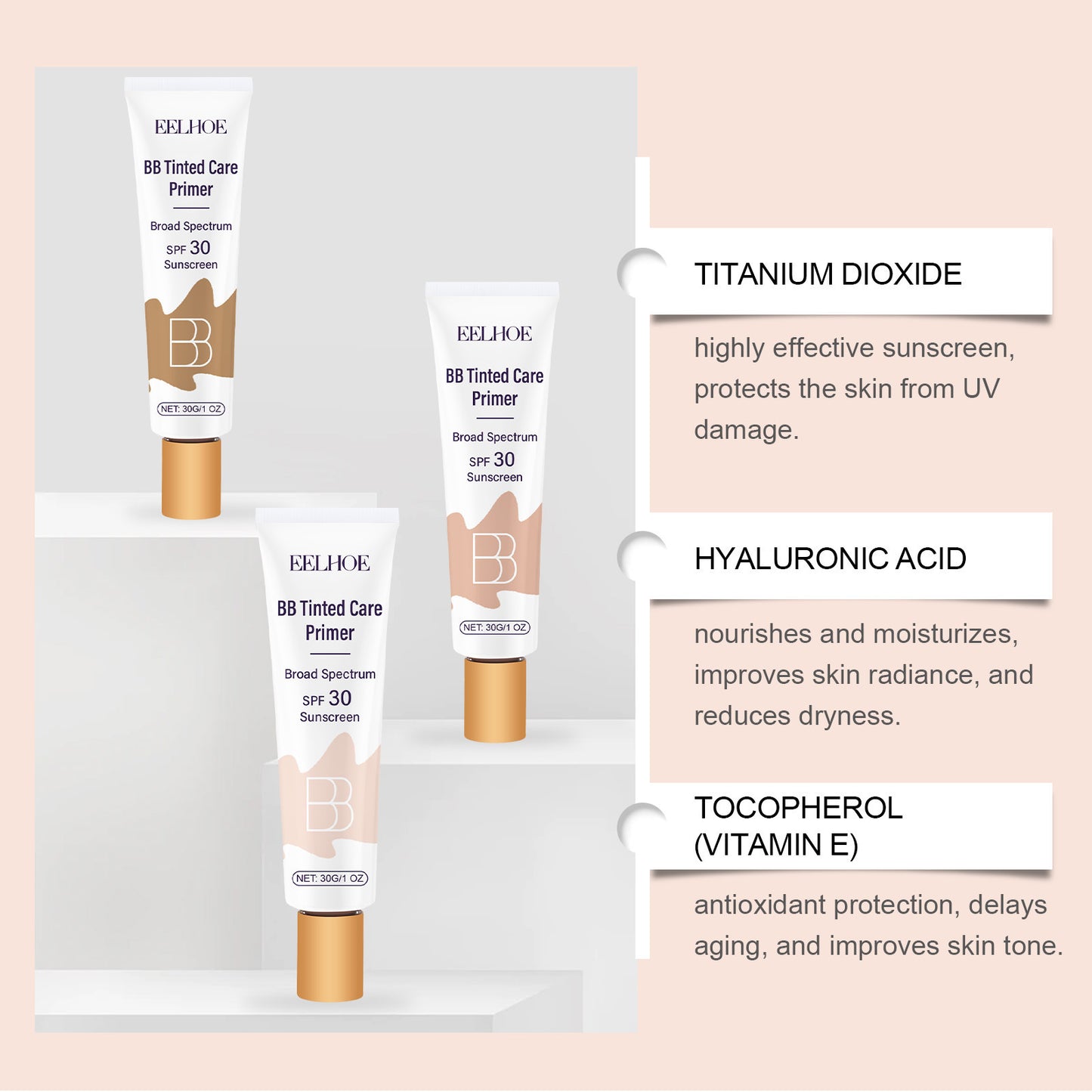 🏆Flash Sale⚡ 50K+ SOLD! 🏆Protective BB Cream – Covers Imperfections, Hydrates & Protects for Natural No-Makeup-#YUN7