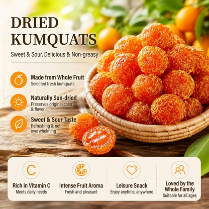 🧡🍊Say goodbye to high-calorie guilt! 🥟Satisfy your cravings with our fiber-rich Licorice Kumquats-K3