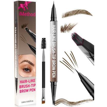 ⚡Flash-Sale⚡100k-sold⚡Dual-Ended Eyeliner🎉2-in-1 Eyebrow Pencil with Waterproof Microblading-A01