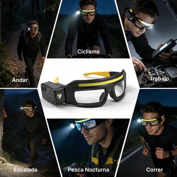 🚨 Ultimate Hands-Free LED Headlamp Glasses: ✨Your All-in-One Night Vision Solution for Every Adventure & Task-102